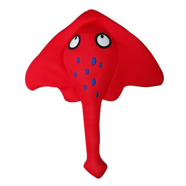 Pet One Splash Squeaky Stingray