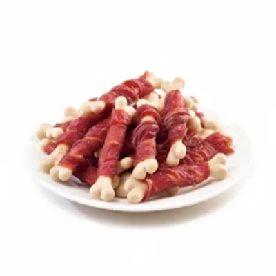 Wanpy Dog Duck Jerky & Calcium Twists 100g