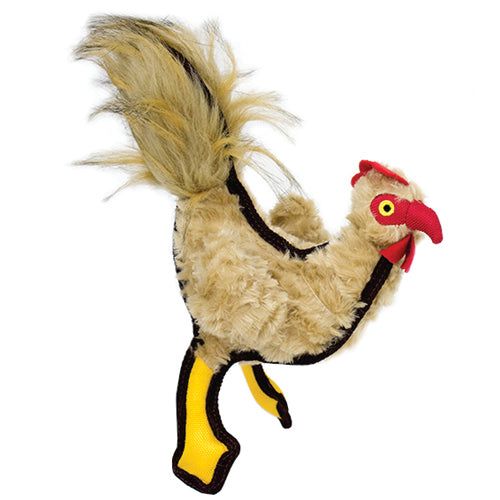 Ruff Play Plush Tuff Chicken Dog Toy
