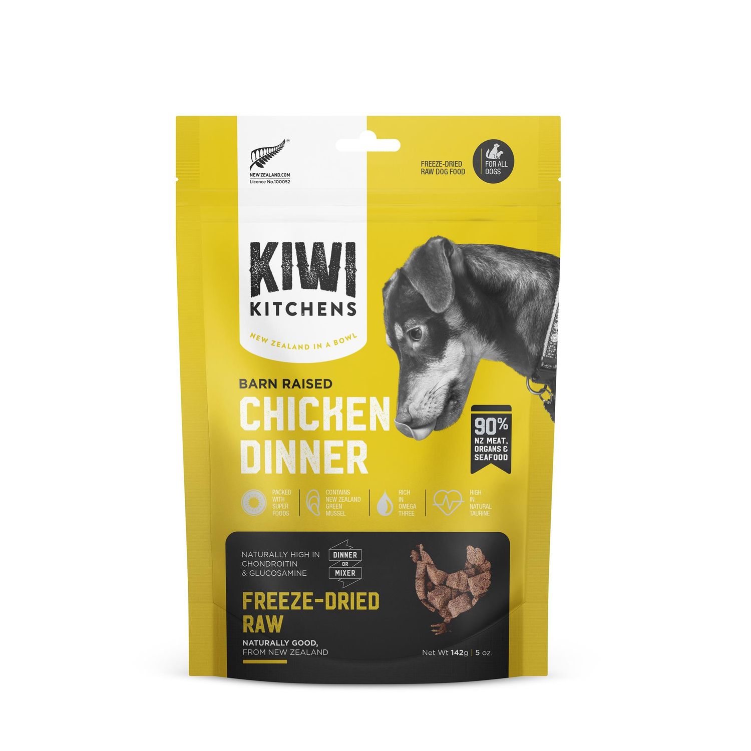 Kiwi Kitchens Freeze-Dried Chicken Dog Dinner