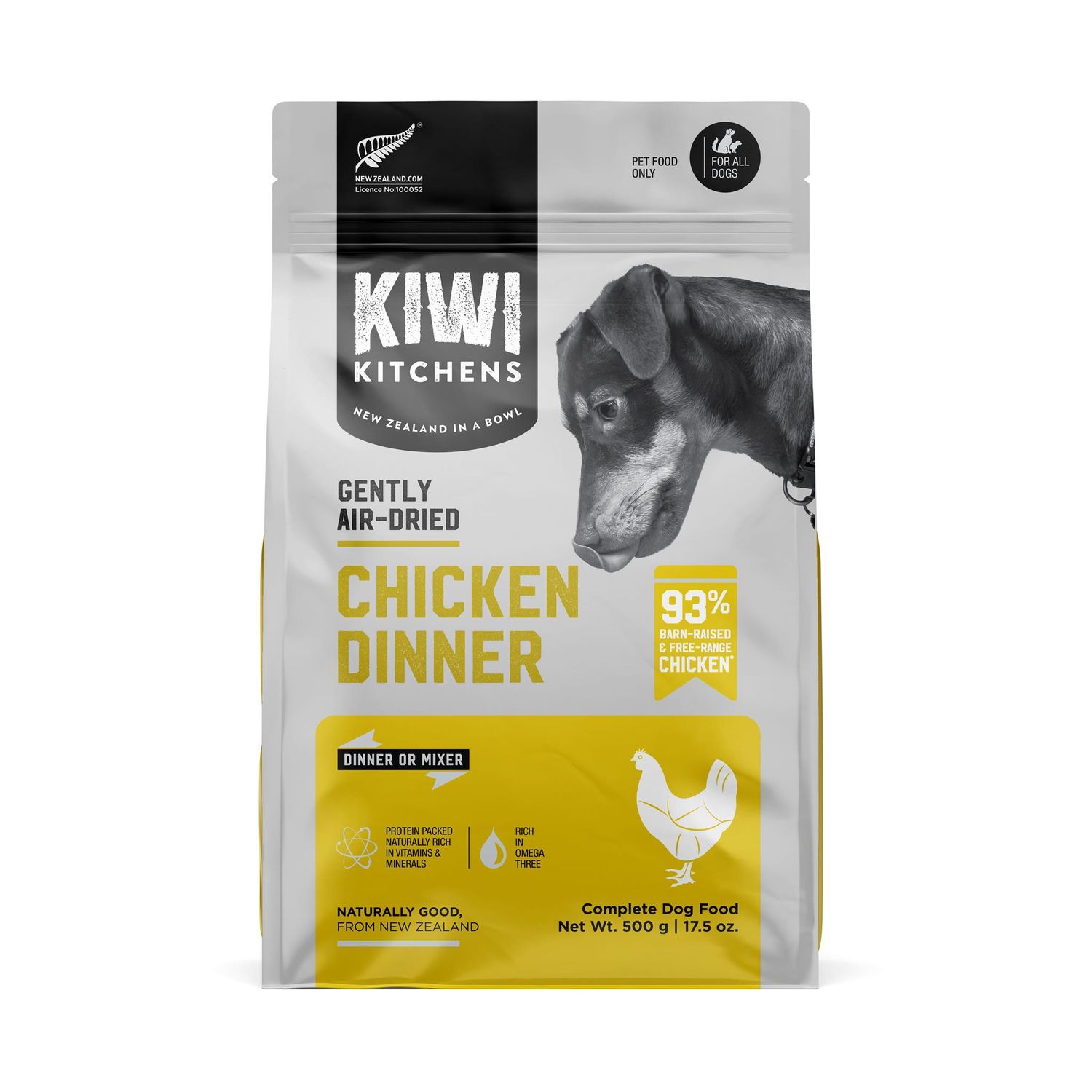 Kiwi Kitchens Air-Dried Chicken Dog Dinner