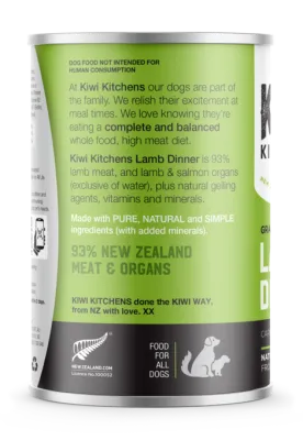 Kiwi Kitchens Wet Dog Dinner Lamb