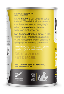 Kiwi Kitchens Wet Dog Dinner Chicken