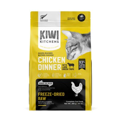 Kiwi Kitchens Freeze-Dried Chicken Cat Dinner 285g