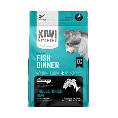 Kiwi Kitchens Freeze-Dried Fish Cat Dinner 285g