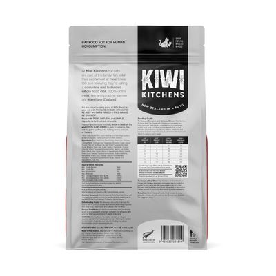 Kiwi Kitchens Air-Dried Beef & Chicken Cat Dinner 500g