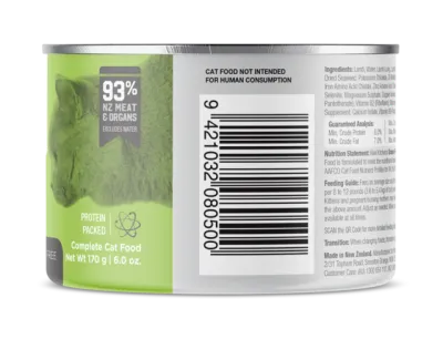 Kiwi Kitchens Wet Cat Dinner Lamb