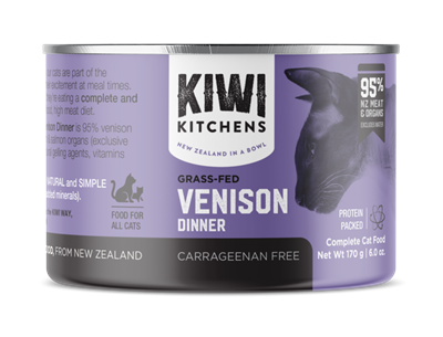 Kiwi Kitchens Wet Cat Dinner Venison