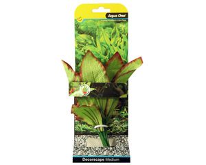 Aqua One Silk Plant - Amazon Red/Green 20cm
