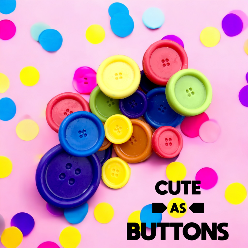 Cute As Buttons Wax &amp; Soap Embeds