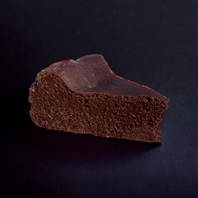 Realistic Brownie / Cake Slice Wax Embed