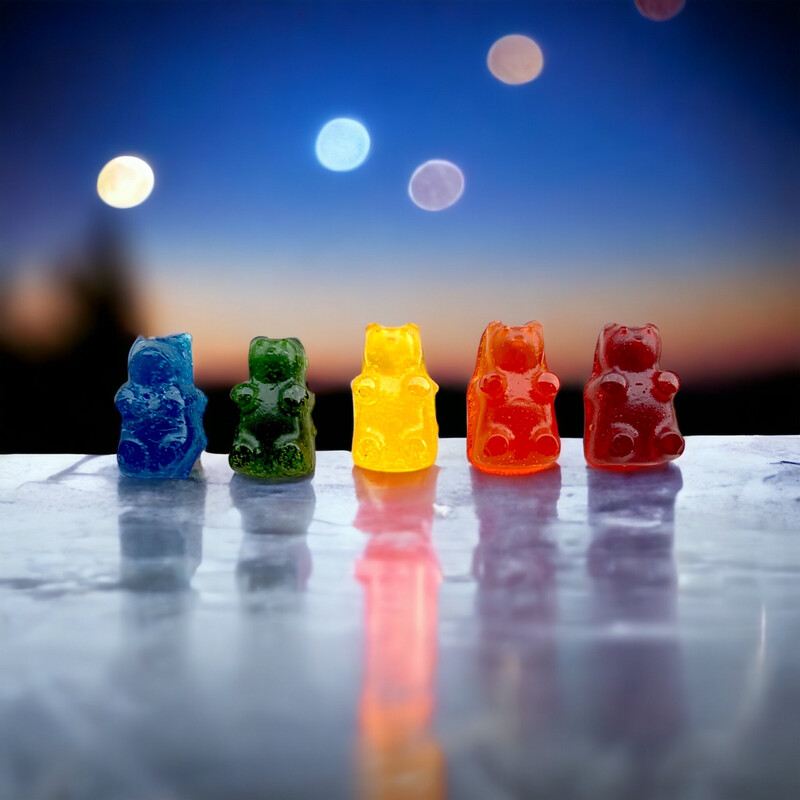 Realistic Gummy Bear Gel Wax Embeds