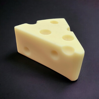 Cheese Wedge Wax or Soap Embed