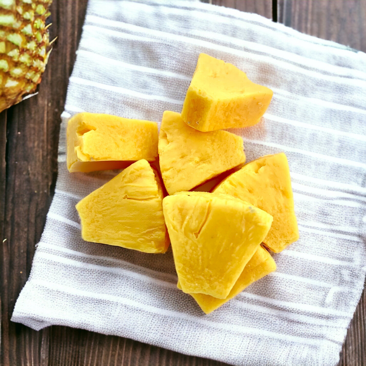 Pineapple Chunk Wax &amp; Soap Embeds