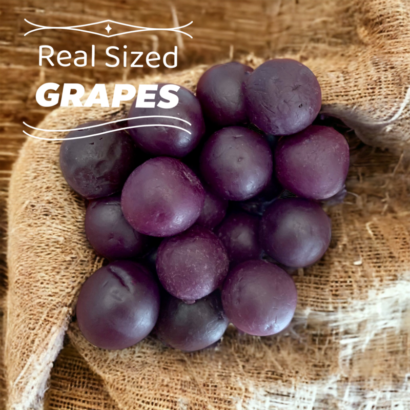 Real Sized Grapes Wax &amp; Soap Embeds