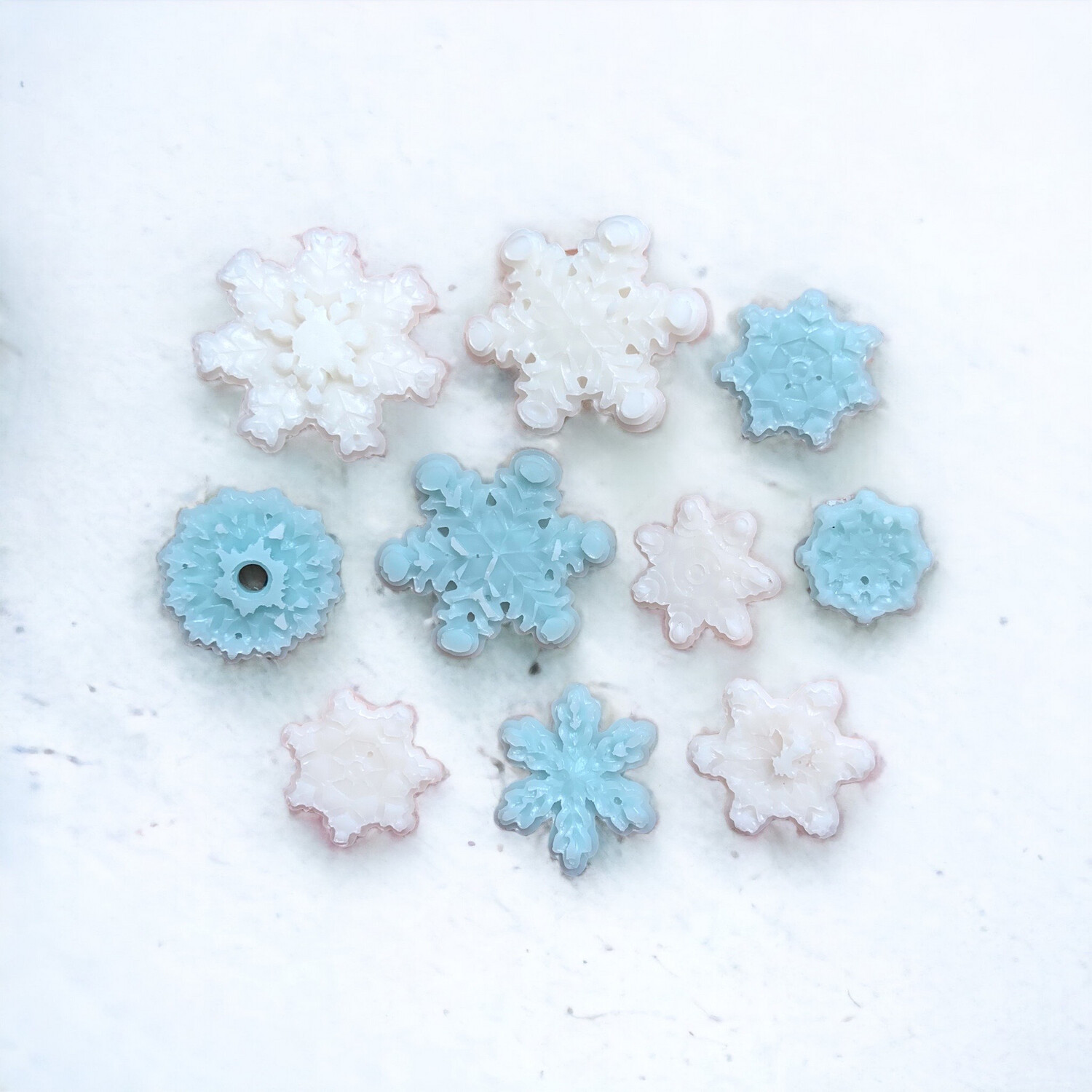 Snowflake Wax or Soap Embeds