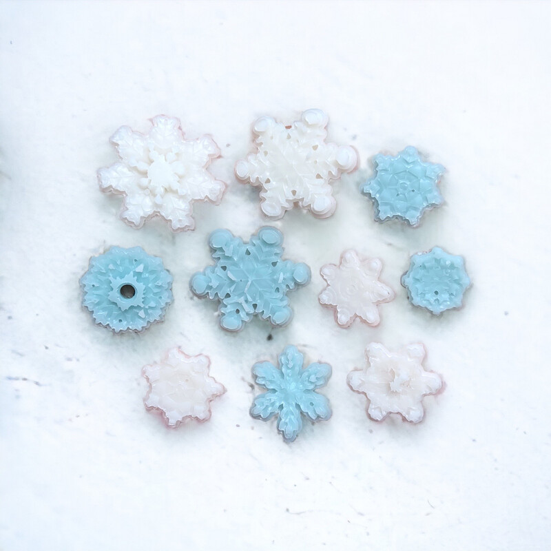 Snowflake Wax or Soap Embeds