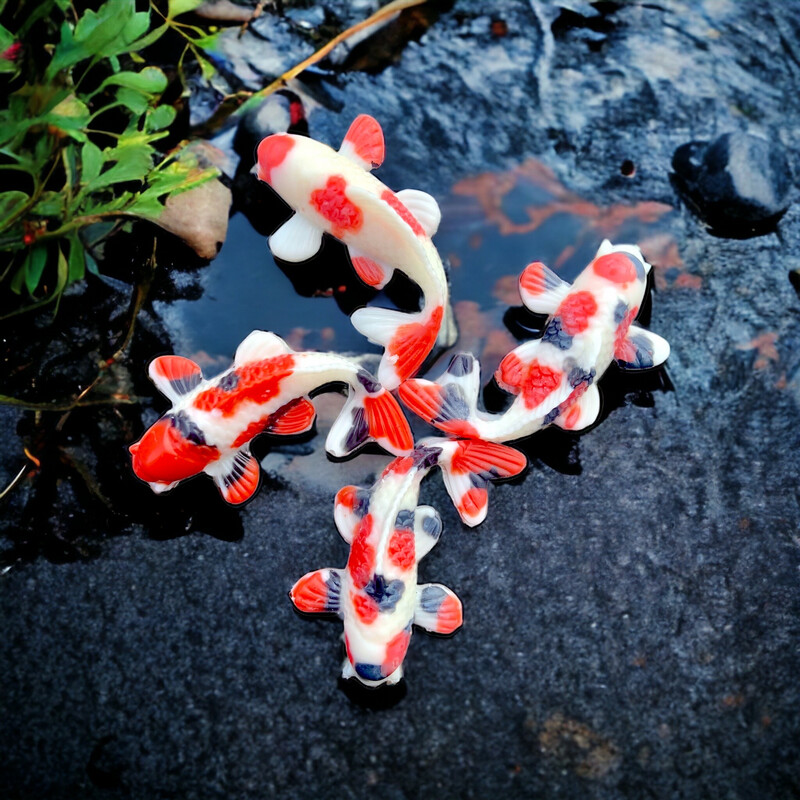 Koi Fish Wax Embeds