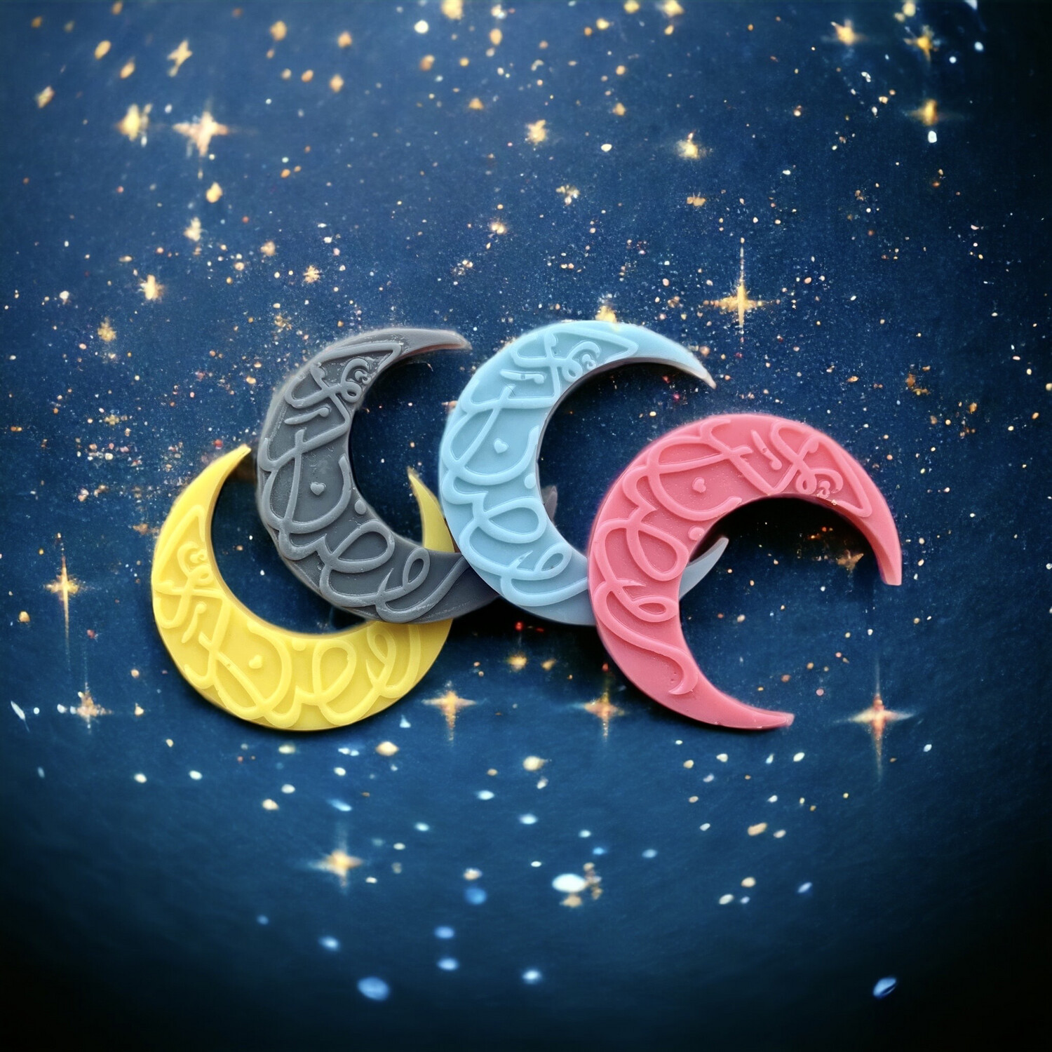 Celestial Moon Crescent Wax or Soap Embeds