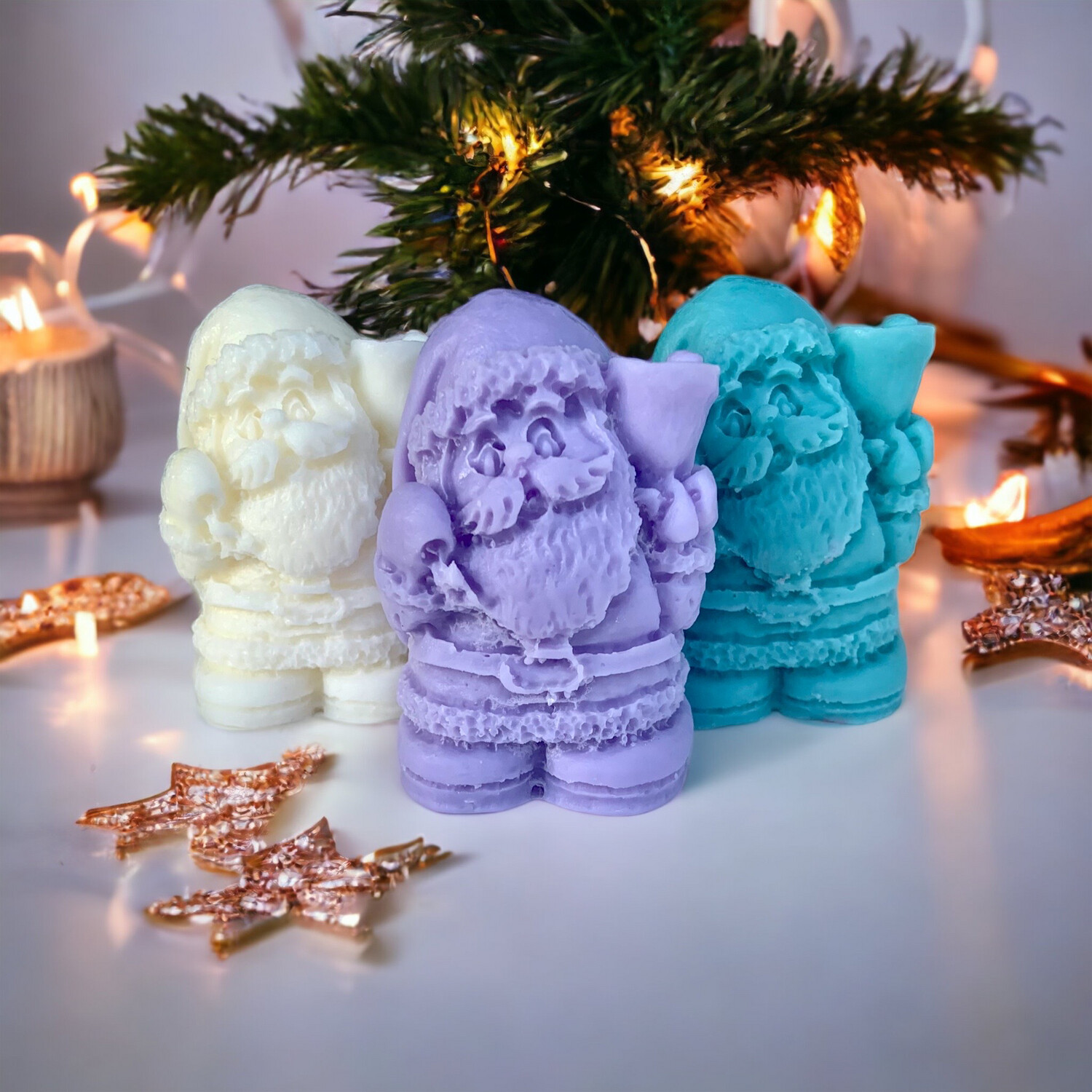 Santa Wax or Soap Embeds