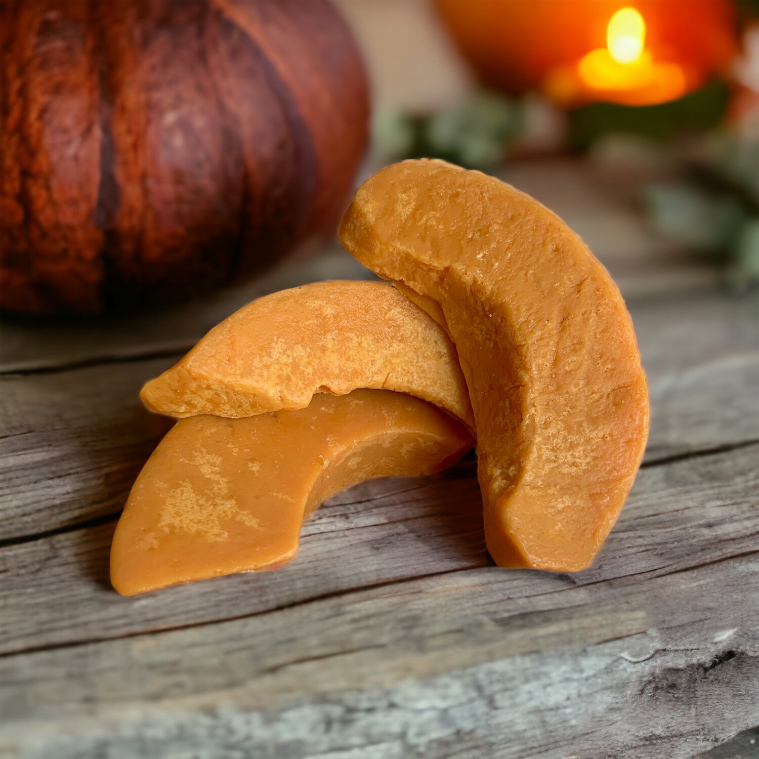 Pumpkin Raw Slices Wax or Soap Embeds
