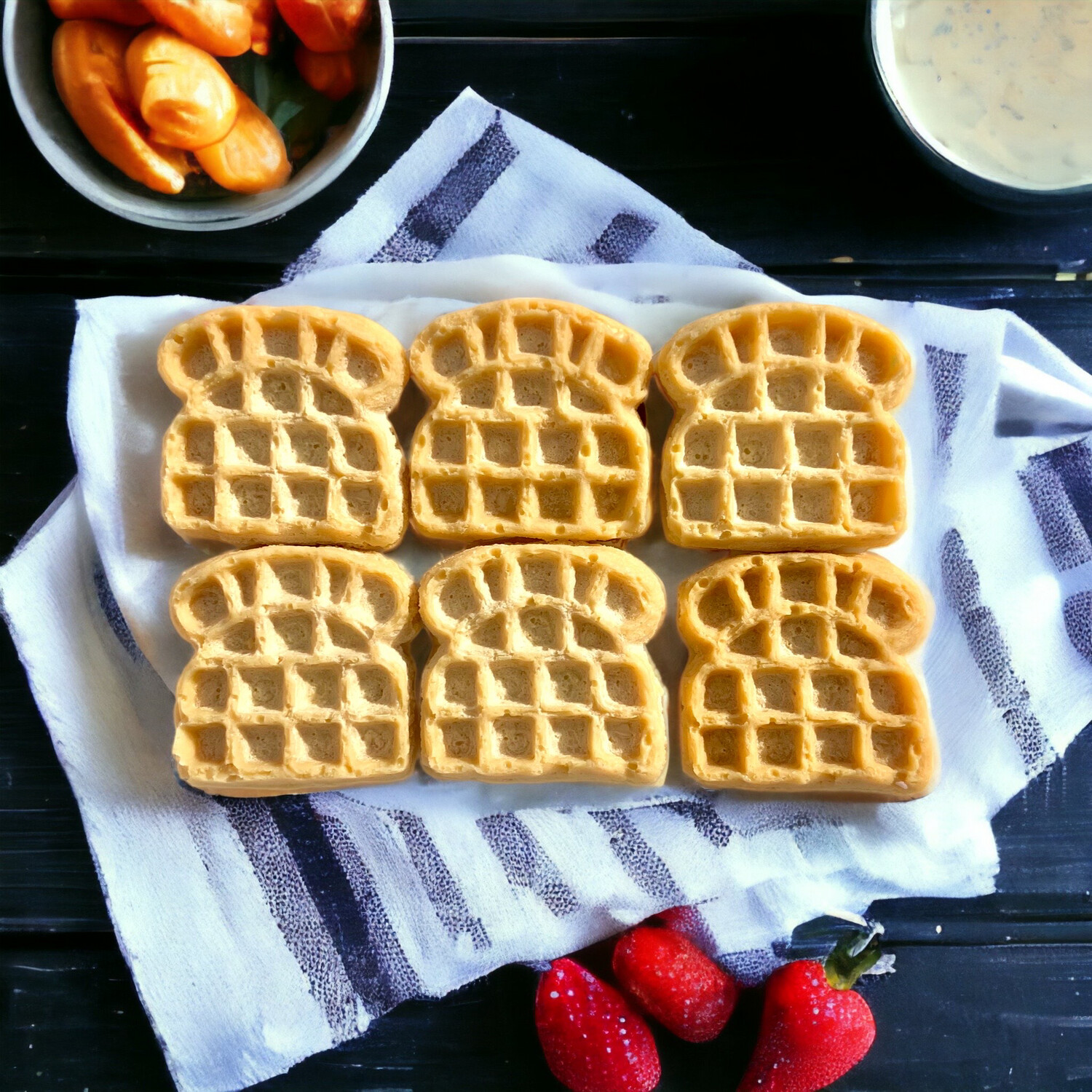 Mini Waffles Wax or Soap Embeds