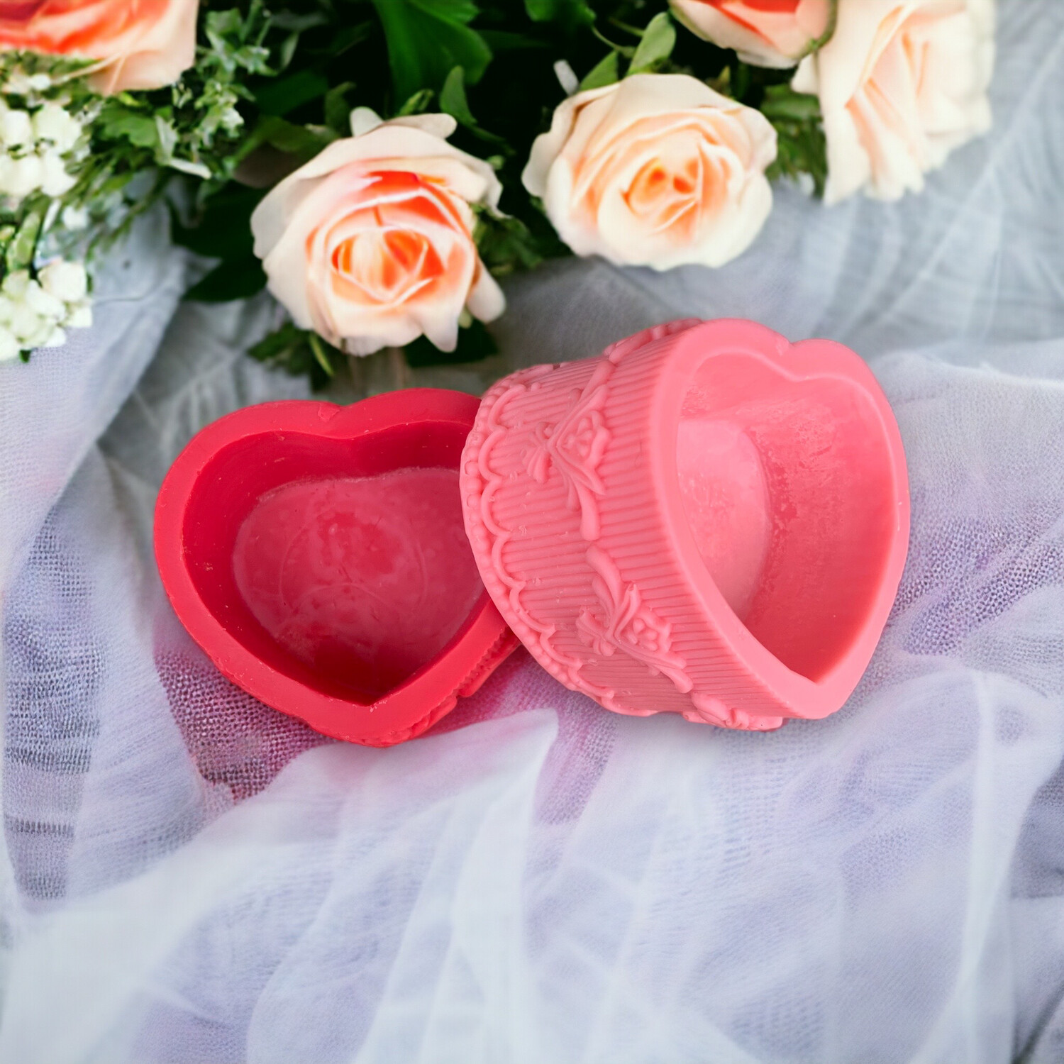Heart Shaped Wax Box