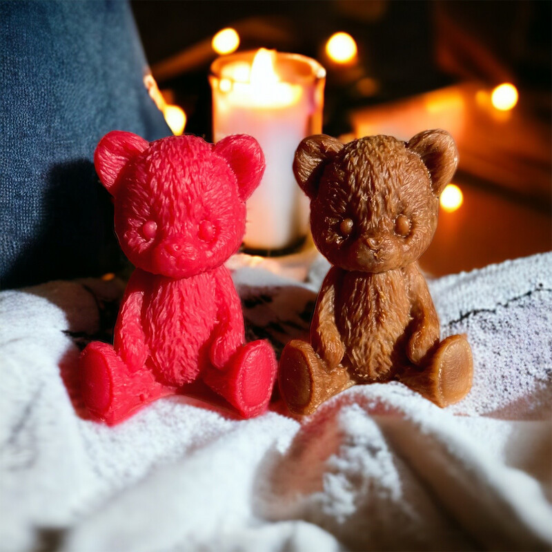 Small Teddy Bear Wax or Soap Embeds