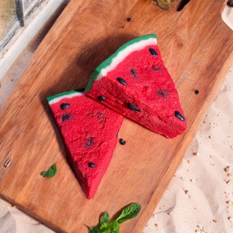 Watermelon Triangle Slices Wax Embed