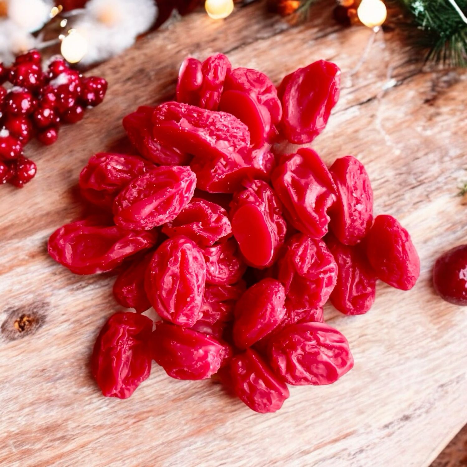 Dried Cranberries Wax or Soap Embeds