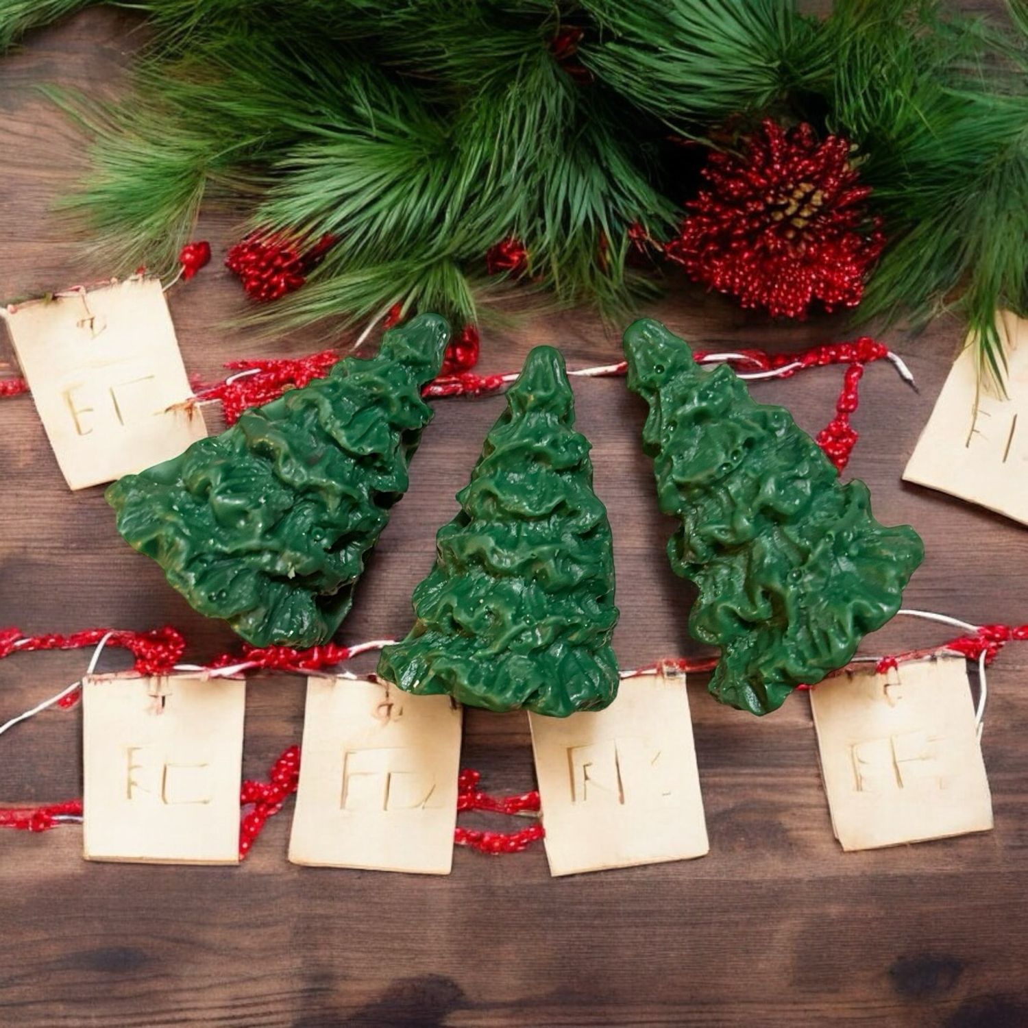 Lil’ Christmas Trees Wax or Soap Embeds