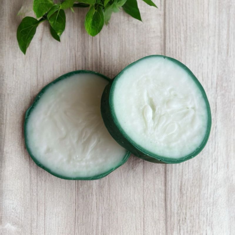 Cucumber Slices Wax or Soap Embeds
