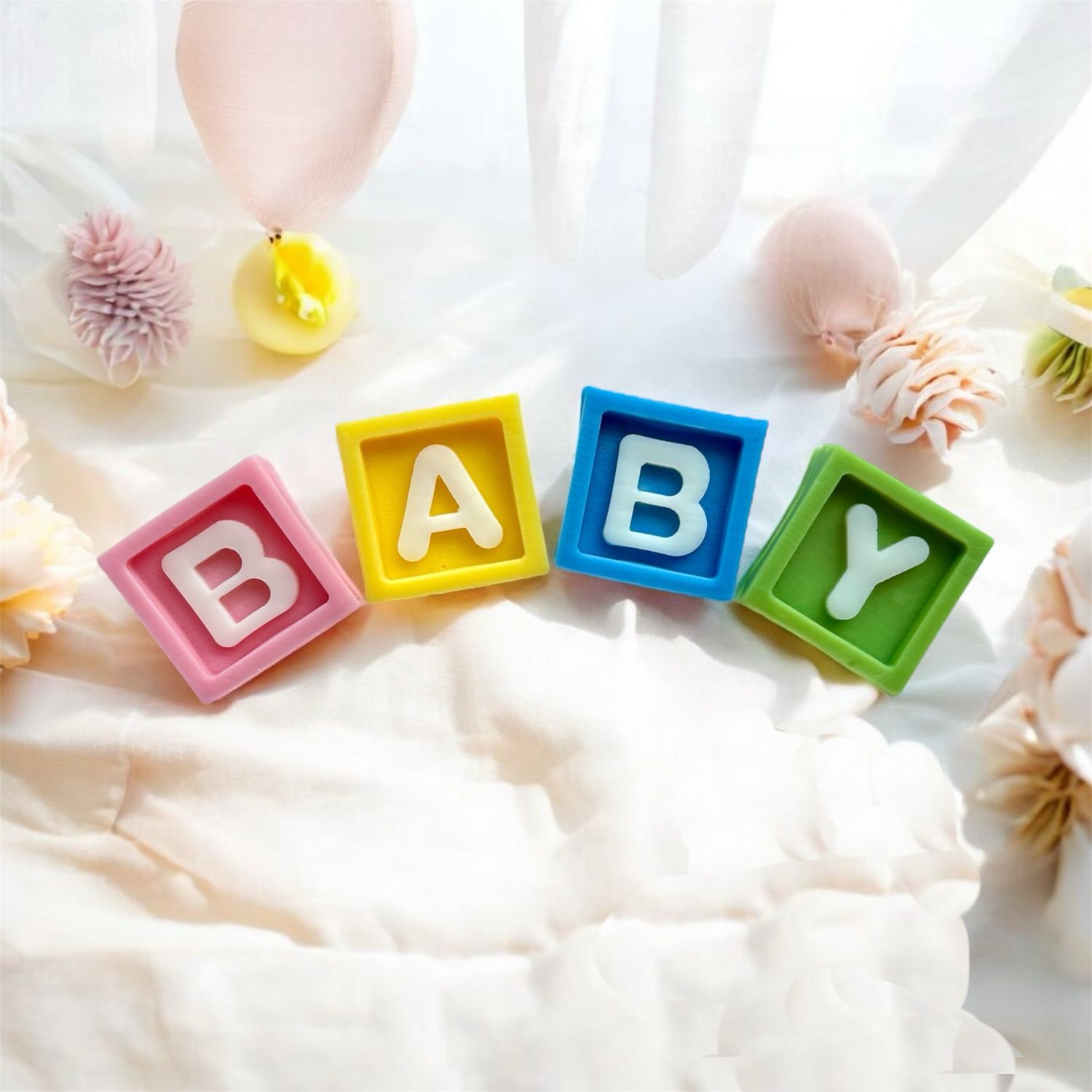 Baby Blocks Wax or Soap Embeds