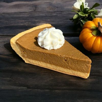 Pumpkin Pie Slice Wax Embed
