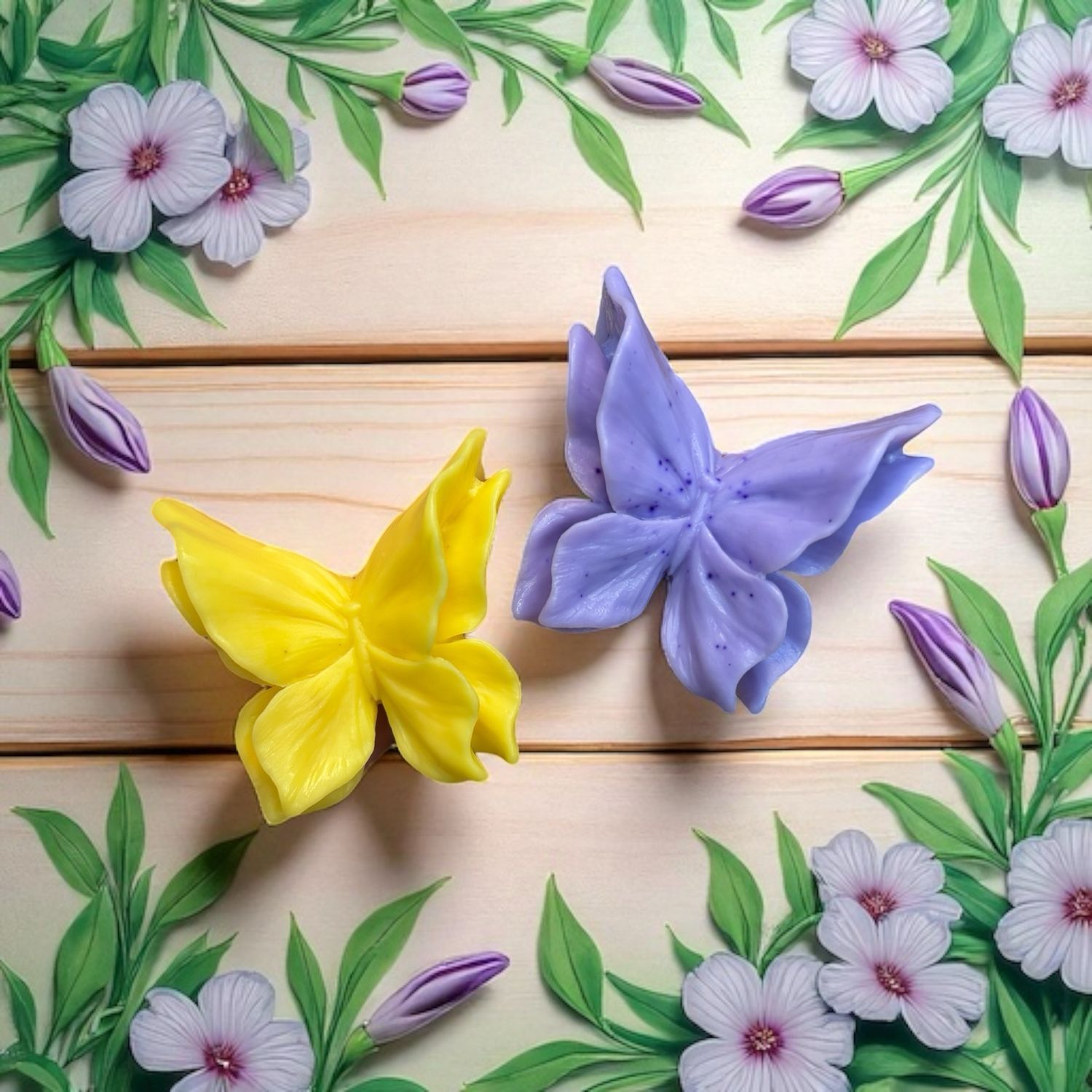 3D Large Butterfly Wax or Soap Embeds