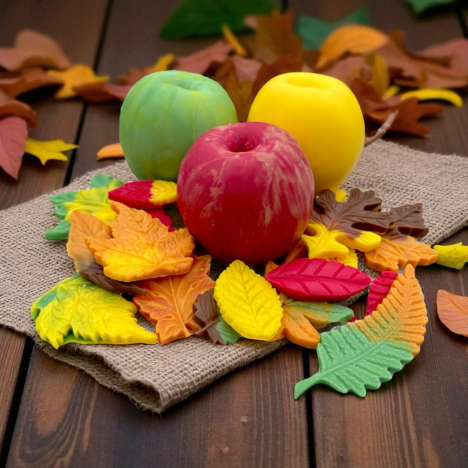Apple Harvest Set Wax Embeds