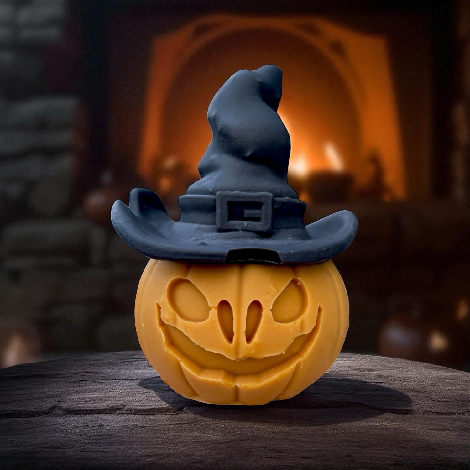 Pumpkin Head Halloween Wax Embed