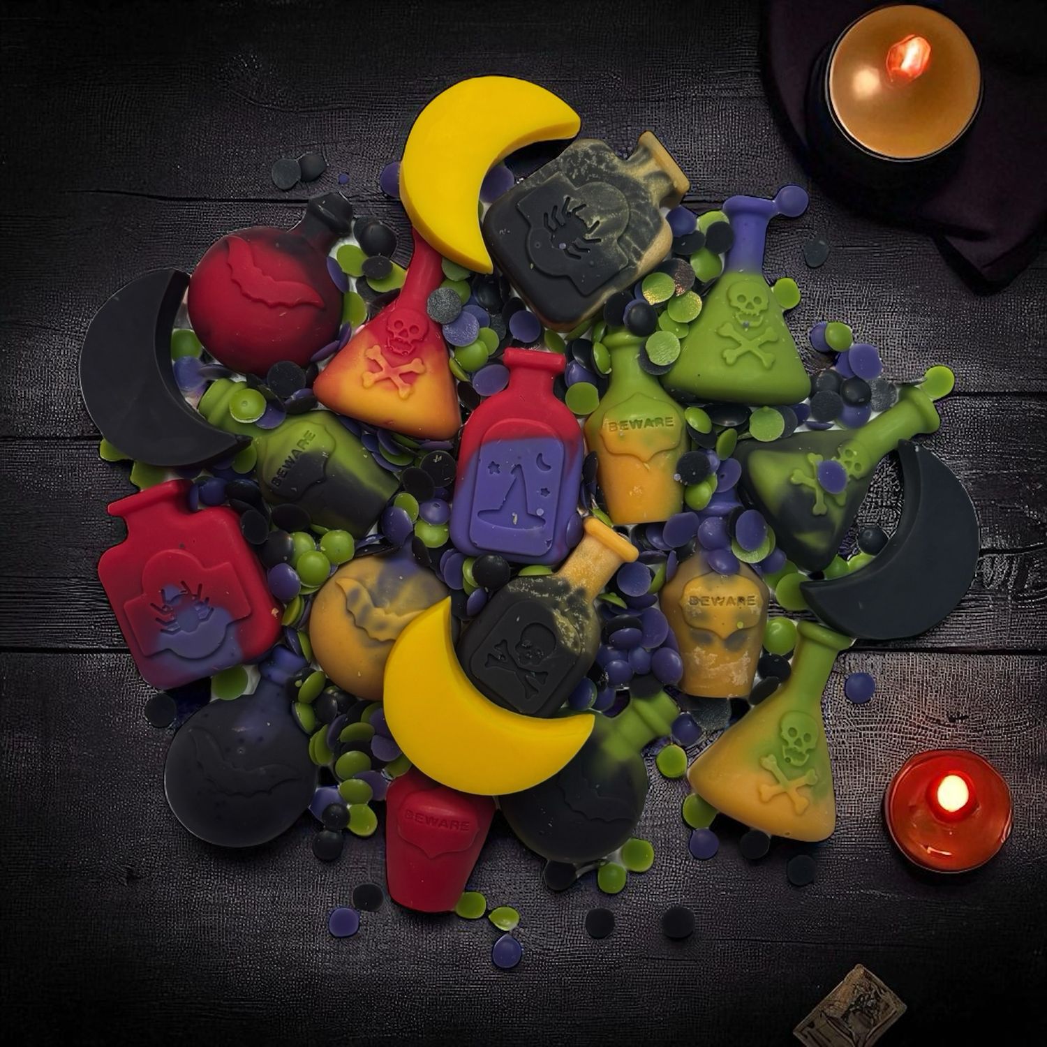 Witches Potion Baggie Wax Embeds