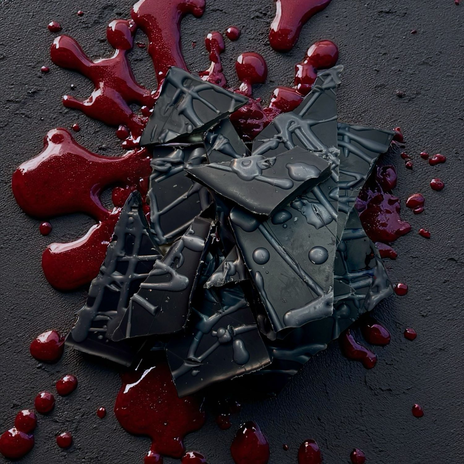 Obsidian Shards Wax Embeds