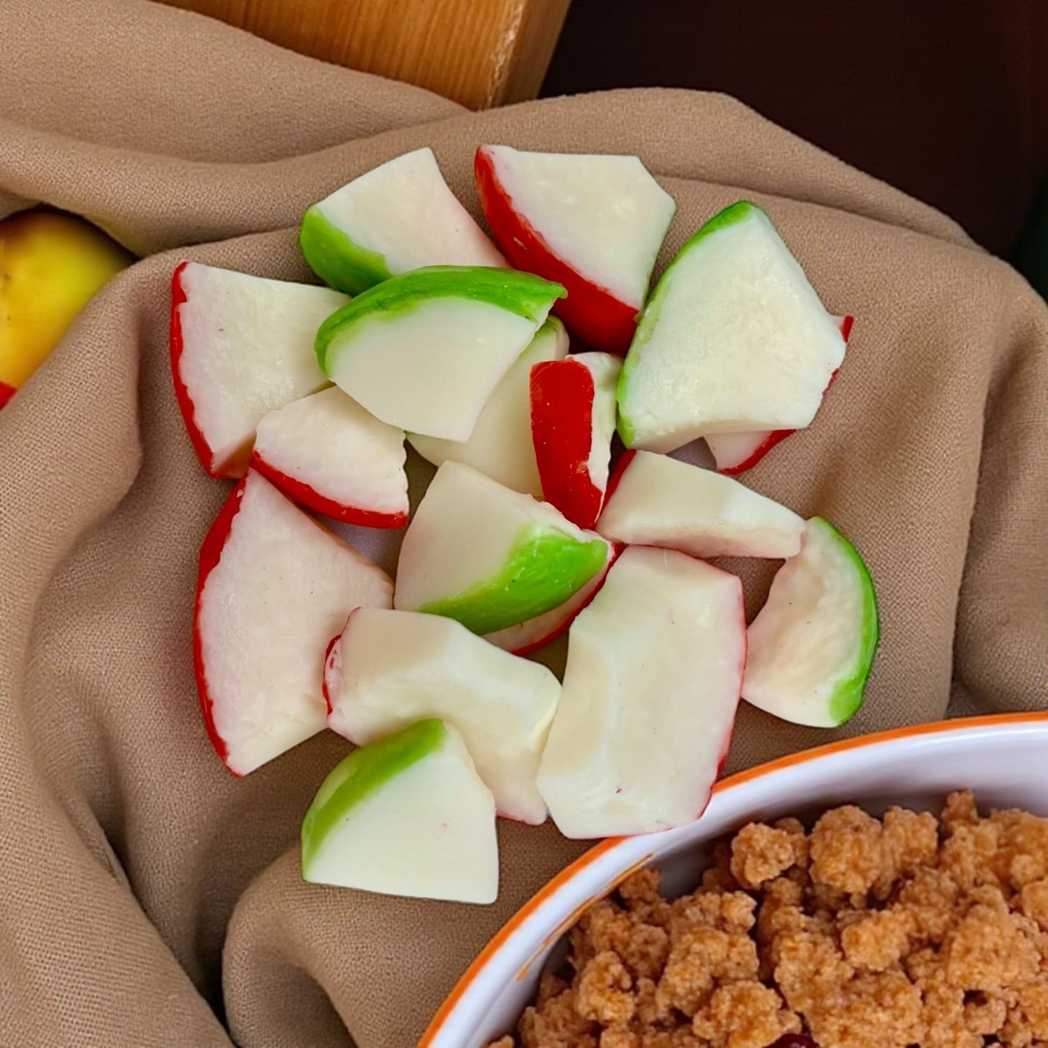 Chopped Apple Bits Wax Embeds