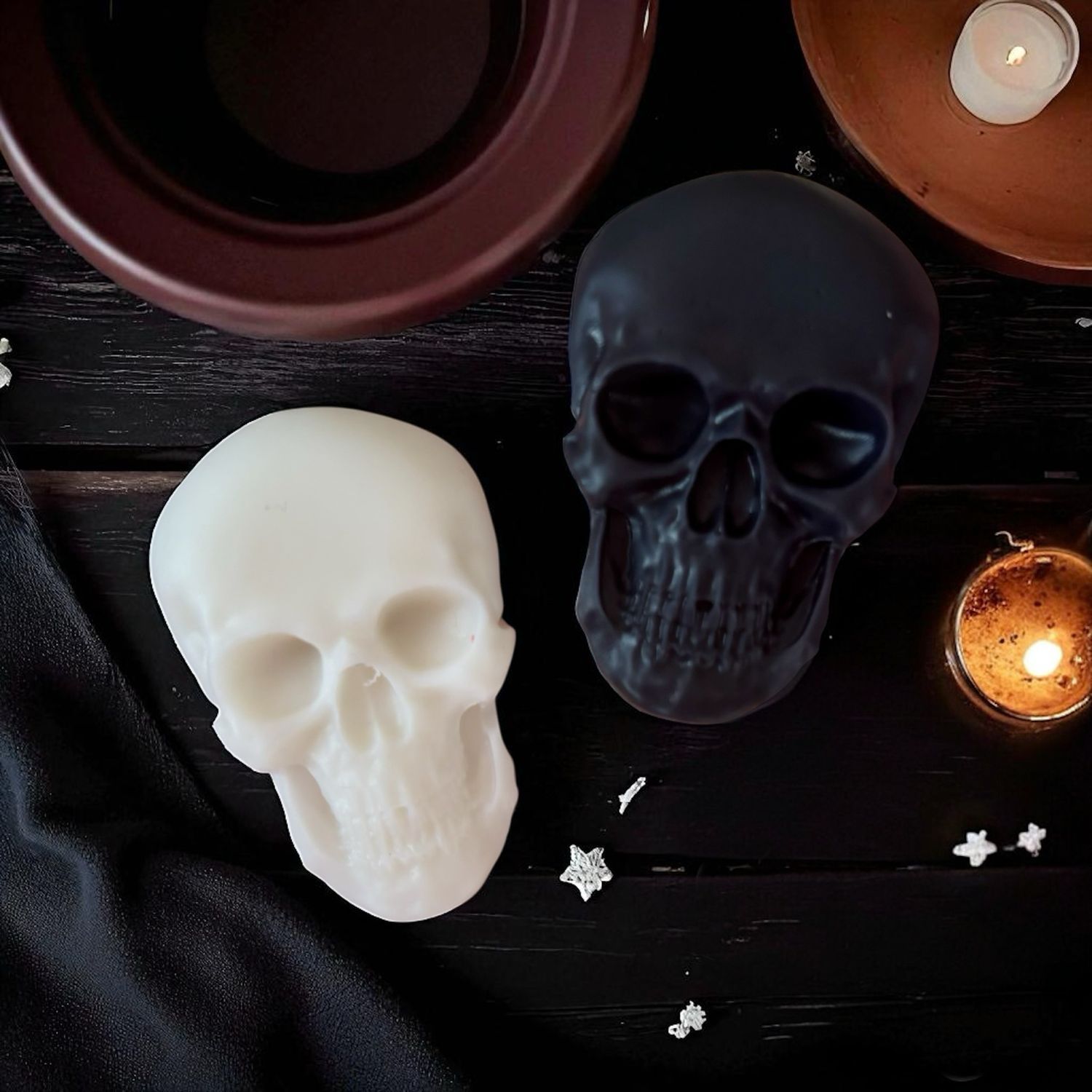Large Skulls Wax or Soap Embeds