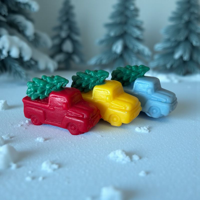 Mini Truck with Tree Wax Embeds
