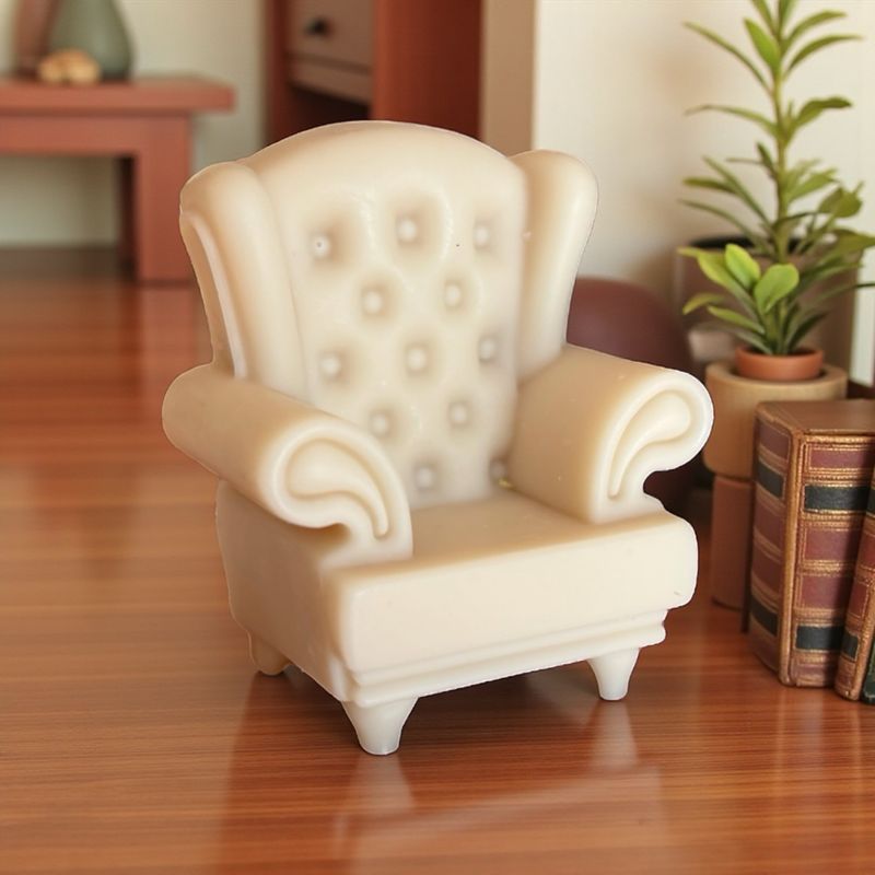 Small Cozy Armchair Wax Embed
