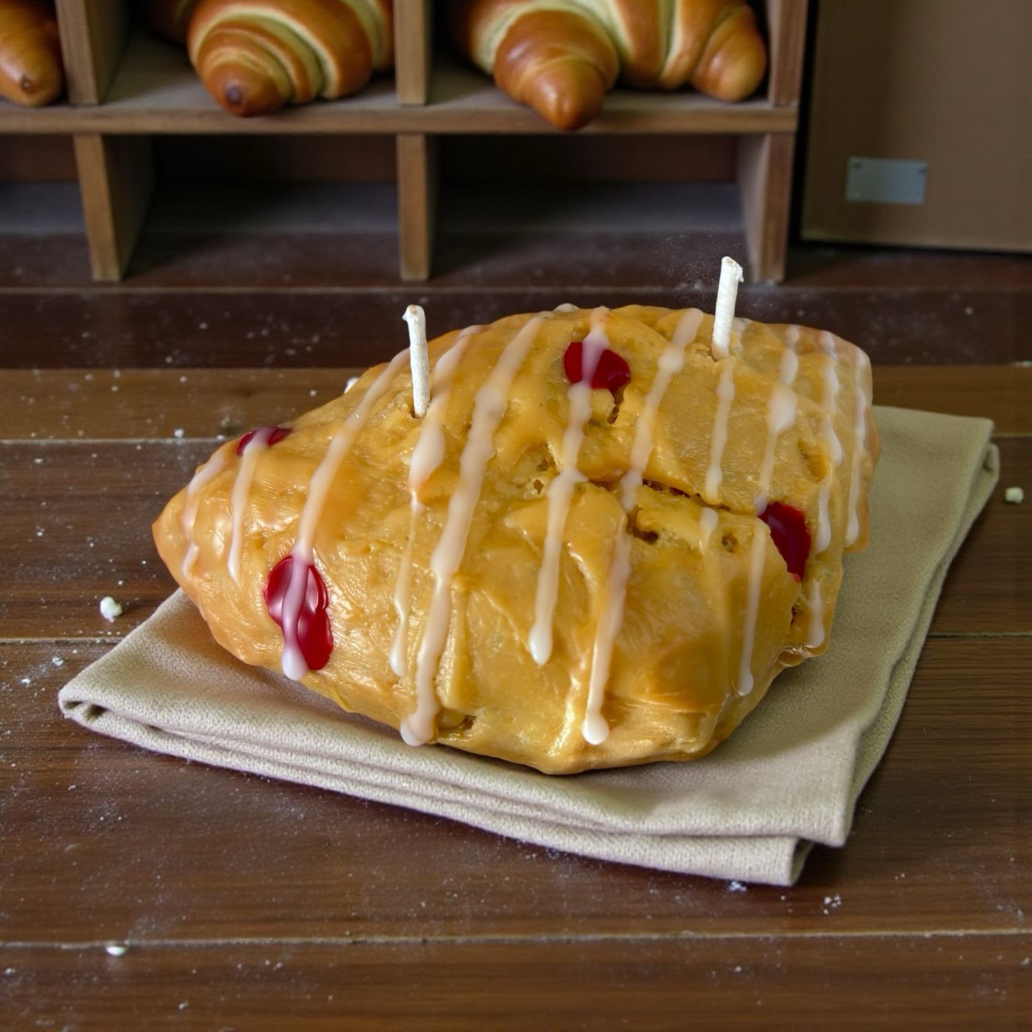 Life Like Scone Novelty Candle