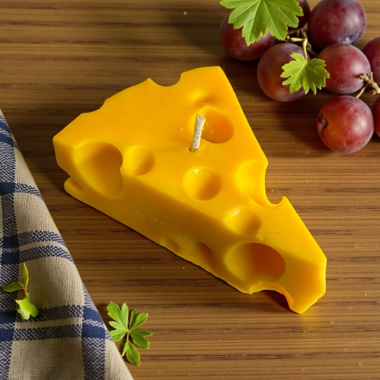 Realistic Cheese Wedge Wax or Soap Embed