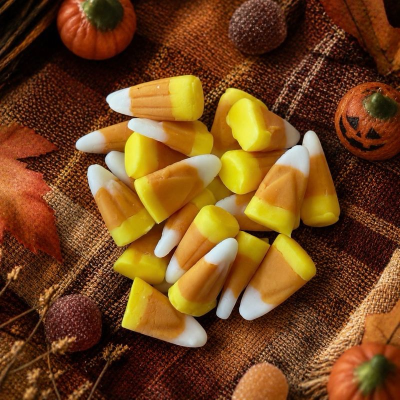 Candy Corn Wax Embeds