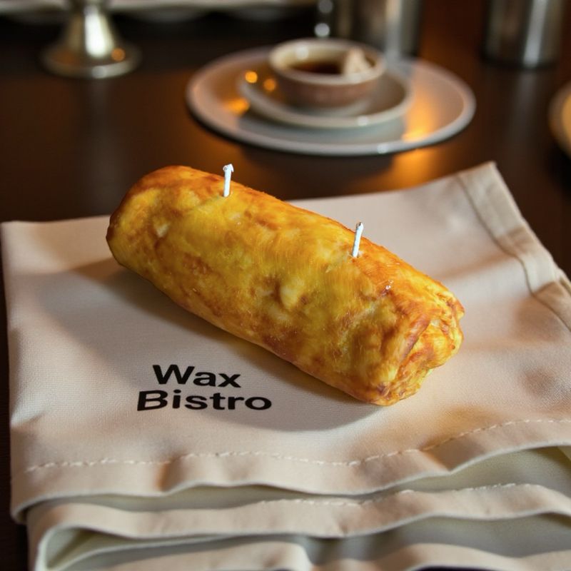 Golden Egg Roll Special Novelty Candle