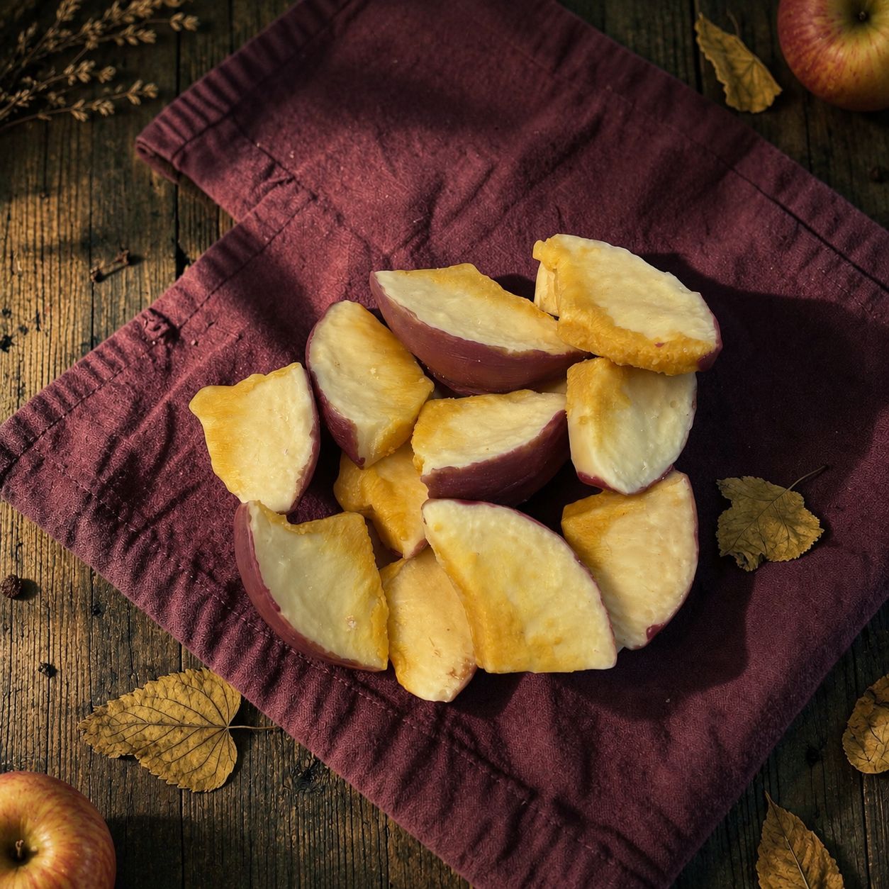 Rustic Apple Chunks Wax Embed Baggie