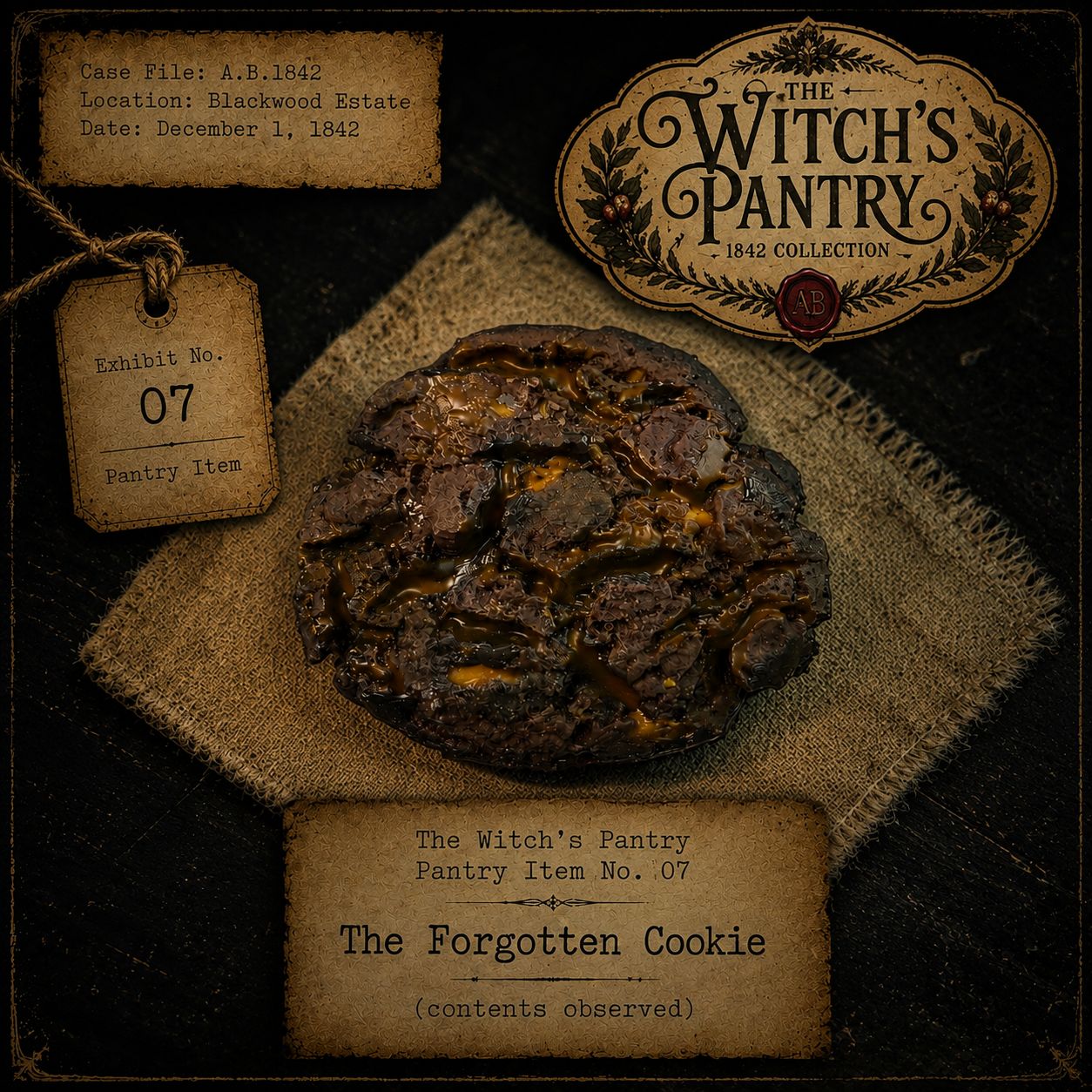 Forgotten Cookies Wax Embed/Prop - Witch’s Pantry Collection