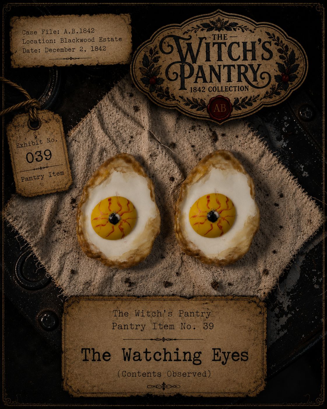 Watching Eyes Wax Fried Eggs - Witch’s Pantry Collection